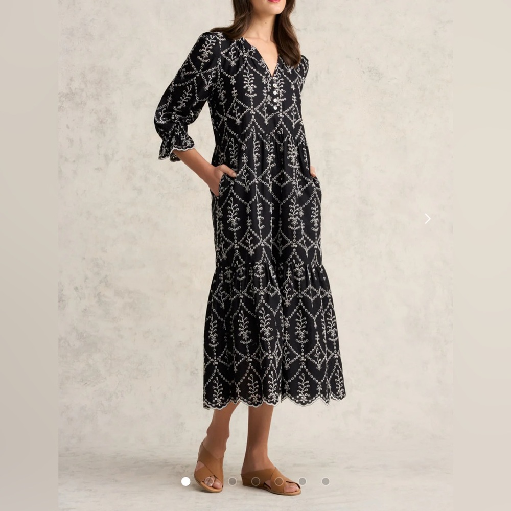 NWT DESIGNER BLUE ILLUSION MIDI DRESS-XS-$200 RET